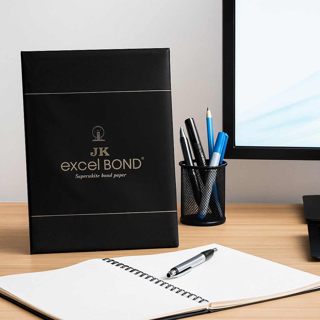 JK Excel Bond - A4, 100 Gsm, 1 Ream, 500 Sheets Each